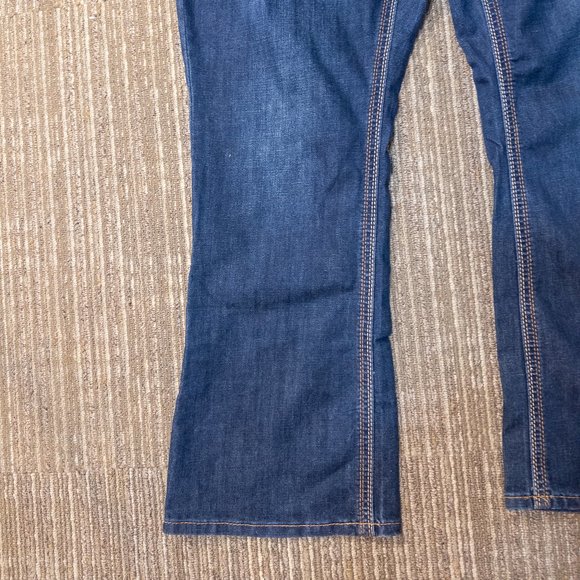 Melissa McCarthy Womens Size 24W Jeans Seven7 Classic Boot Cut Dark Wash Denim - Picture 3 of 8